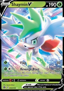 Shaymin V BRS-013 Ultra Rare Light Played Deutsch