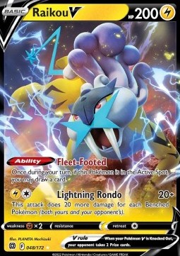 Raikou V BRS-048 Ultra Rare Excellent Deutsch