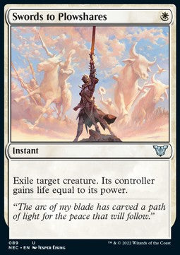 Swords to Plowshares NEC-89 Uncommon Near Mint Englisch