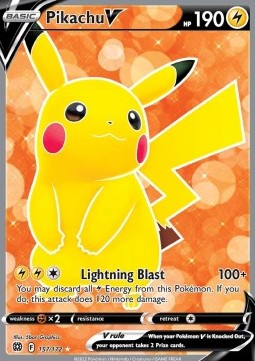 Pikachu V BRS-157 Ultra Rare EX Deutsch