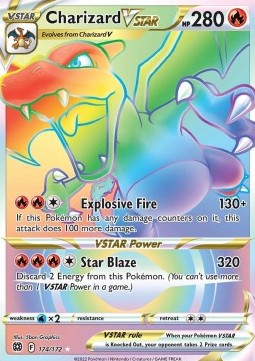 Glurak VSTAR BRS-174 Secret Rare Boosterfrisch Deutsch