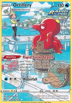 Octillery BRS-TG03 Holo Rare Good Deutsch