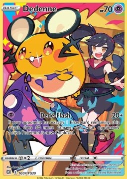 Dedenne BRS-TG07 Holo Rare Excellent Deutsch