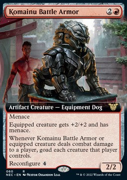 Komainu Battle Armor NEC-60 Rare Near Mint Englisch