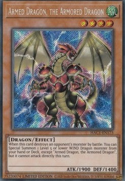 Armed Dragon, the Armored Dragon HAC1-173 Secret Rare Near Mint Englisch 1. Auflage