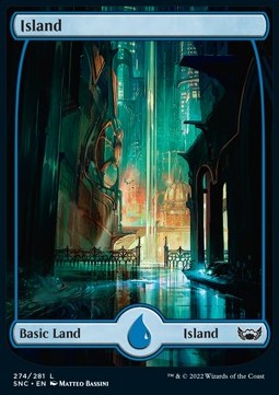 Insel (V.1) SNC-274 Land Excellent Deutsch Foil