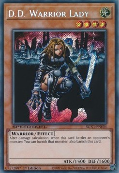 D.D. Kriegerin (V.2) SGX1-E04 Secret Rare Near Mint Deutsch 1. Auflage