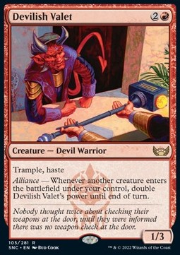 Devilish Valet SNC-105 Rare Excellent Englisch