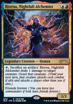 Bjorna, Nightfall Alchemist SLX-2 Rare Excellent Englisch