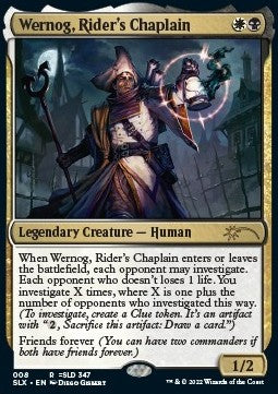 Wernog, Rider's Chaplain SLX-8 Rare Excellent Englisch