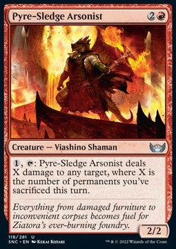 Pyre-Sledge Arsonist SNC-118 Uncommon Near Mint Englisch