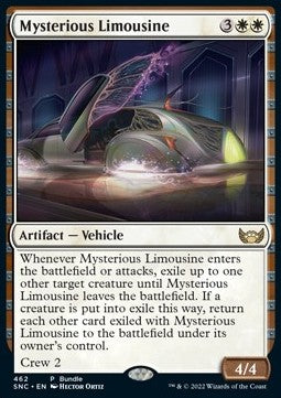 Mysteriöse Limousine PSNC-462 Rare Near Mint Deutsch Foil