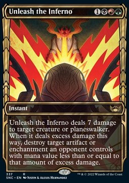 Inferno-Entfesselung (V.1) XSNC-337 Rare Excellent Deutsch