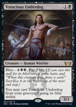 Tenacious Underdog SNC-97 Rare Excellent Englisch