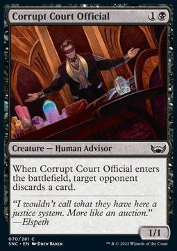 Corrupt Court Official SNC-70 Common Near Mint Englisch