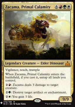 Zacama, Primal Calamity ZNL-174 Mythic Near Mint Englisch