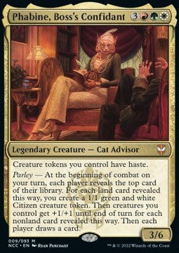 Phabine, Boss's Confidant NCC-9 Mythic Good Englisch Foil