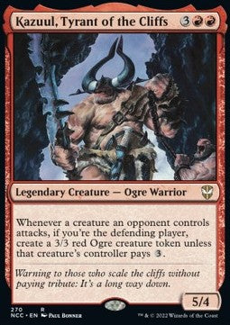 Kazuul, Tyrant of the Cliffs NCC-270 Rare Near Mint Englisch