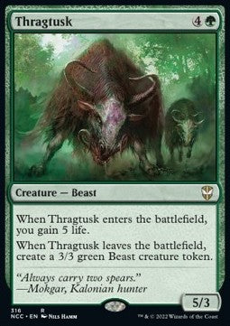 Thragtusk NCC-316 Rare Near Mint Englisch