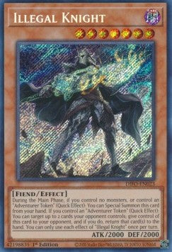 Illegal Knight DIFO-023 Secret Rare Near Mint Englisch 1. Auflage
