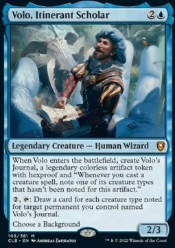 Volo, Itinerant Scholar CLB-103 Mythic Excellent Englisch