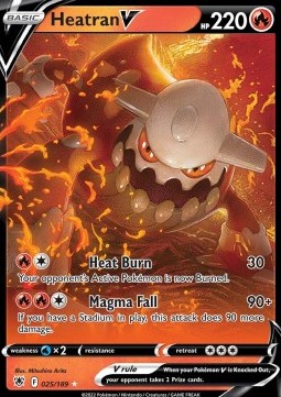 Heatran V ASR-025 Ultra Rare EX Deutsch