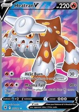 Heatran V ASR-165 Ultra Rare Near Mint Englisch