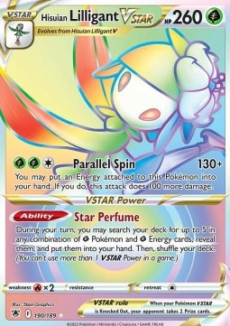 Hisui-Dressella VSTAR ASR-190 Secret Rare Played Deutsch