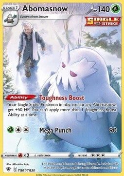 Abomasnow ASR-TG01 Holo Rare Near Mint Englisch