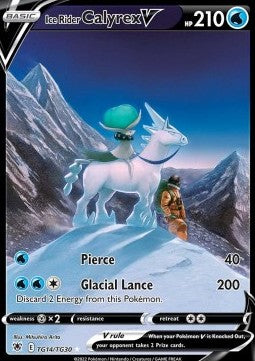 Ice Rider Calyrex V ASR-TG14 Ultra Rare Near Mint Englisch