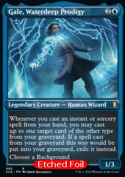 Gale, Waterdeep Prodigy XCLB-485 Rare Near Mint Englisch Foil
