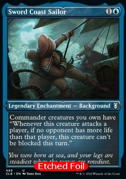 Sword Coast Sailor (V.1) XCLB-489 Uncommon Near Mint Englisch Foil