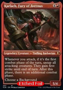 Karlach, Fury of Avernus XCLB-507 Mythic Near Mint Englisch Foil