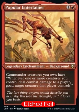 Popular Entertainer XCLB-509 Rare Near Mint Englisch Foil