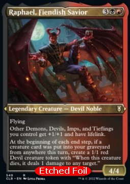Raphael, Fiendish Savior XCLB-549 Rare Excellent Englisch Foil