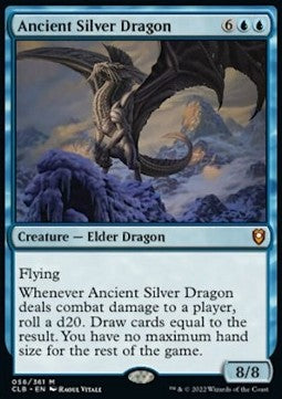 Uralter Silberdrache CLB-56 Mythic Excellent Deutsch