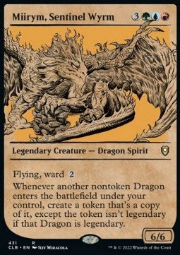 Miirym, Sentinel Wyrm (V.2) XCLB-431 Rare Excellent Englisch