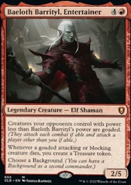 Baeloth Barrityl, Entertainer XCLB-655 Mythic Near Mint Englisch Foil