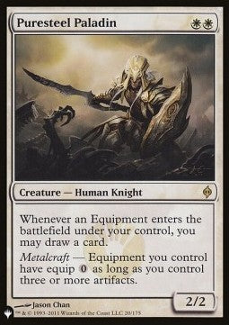 Puresteel Paladin ZNL-20 Rare Near Mint Englisch