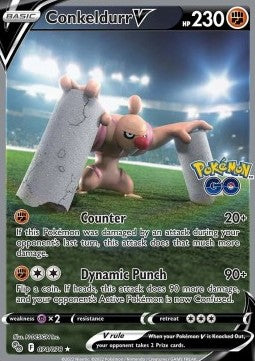 Conkeldurr V PGO-074 Ultra Rare Near Mint Englisch