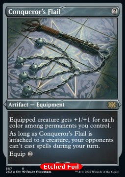 Conqueror's Flail X2X2-557 Rare Excellent Englisch Foil