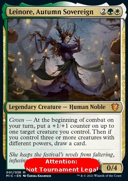 Leinore, Autumn Sovereign MIC-1 Mythic Excellent Englisch Foil