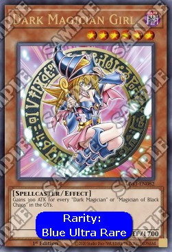 Dunkles Magier-Mädchen (V.3) LDS3-082 Ultra Rare Near Mint Deutsch 1. Auflage