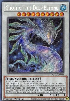 Ghoti aus dem tiefen Jenseits (V.1) POTE-000 Secret Rare Excellent Deutsch 1. Auflage
