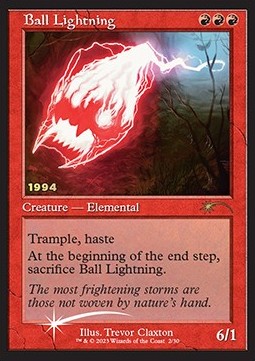 Ball Lightning 30C-2/30 Rare Near Mint Englisch