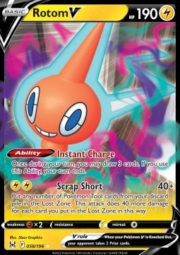Rotom V LOR-058 Ultra Rare Near Mint Deutsch