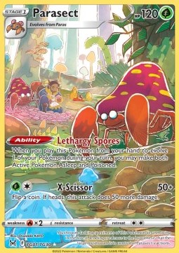 Parasek LOR-TG01 Holo Rare Excellent Deutsch