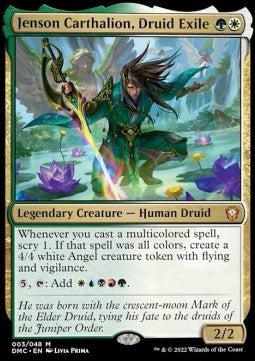 Jenson Carthalion, Druid Exile DMC-3 Mythic Good Englisch Foil