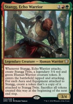 Stangg, Echo Warrior DMC-42 Rare Excellent Englisch