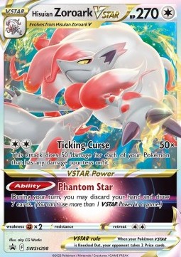 Hisui-Zoroark VSTAR SWSH-298 Promo Excellent Deutsch